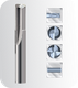 Thumbnail 1 FRESA TOPO METAL DURO COM CANAL RETO 2C OU 4C